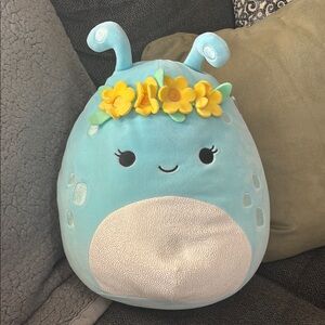 Squishmallows Blue and Yellow Stuffed Animal
